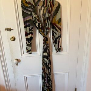 Corey Lynn Calter Multicolor Long Sleeve Dress